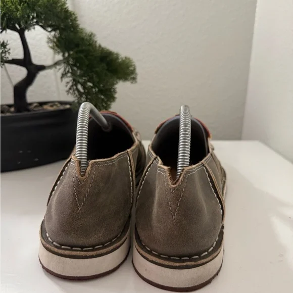 Ariat Brown and Multicolor Buffalo Print Loafers - Picture 5 of 8